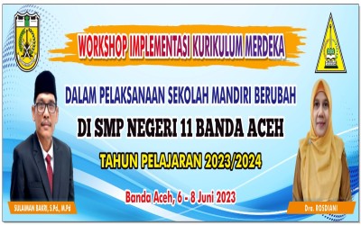 Workshop Implementasi Kurikulum Merdeka di SMP Negeri 11 Kota Banda Aceh