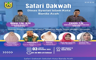 Safari Dakwah Oleh Dinas Syariat Islam Kota Banda Aceh di SMP Negeri 11 Kota Banda Aceh