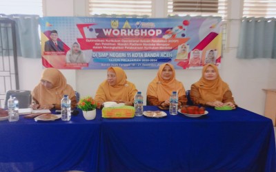 Kegiatan Workshop  Kurikulum Operasional Satuan Pendidikan (KOSP) di SMP Negeri 11 Kota Banda Aceh