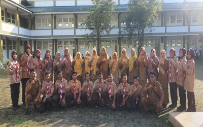 Pelantikan Kenaikan Pangkat Anggota Pramuka SMP Negeri 11 Banda Aceh